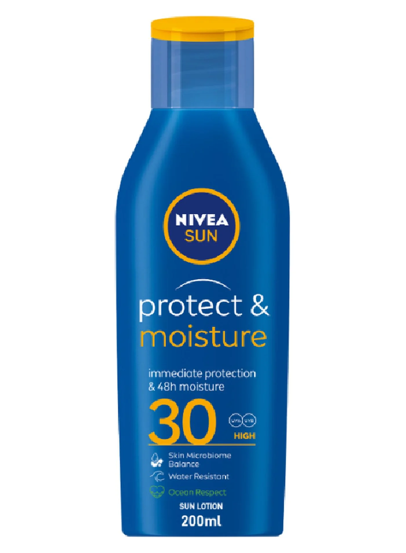 Sun Protect & Moisture Sun Lotion SPF 30 UVA & UVB Broad Spectrum Protection (Blue, 200 mL) kesec