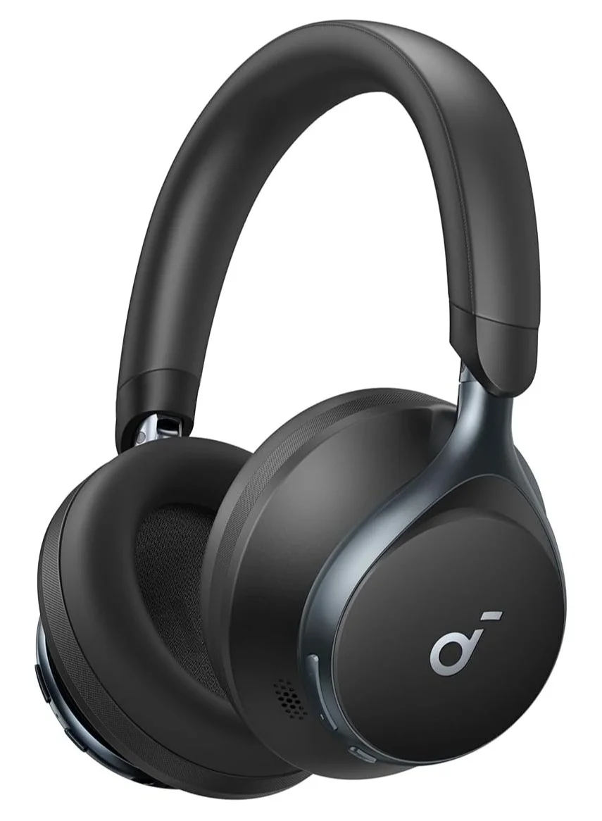 Soundcore Space One Over-Ear Wireless Bluetooth Headphones Premium Noise Cancelling Audio (Black) p385s