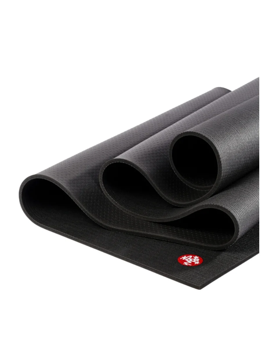 Premium Professional Yoga Mat Extra Long and Wide Non-Slip Exercise Surface (Black, 200 cm) ks4fs