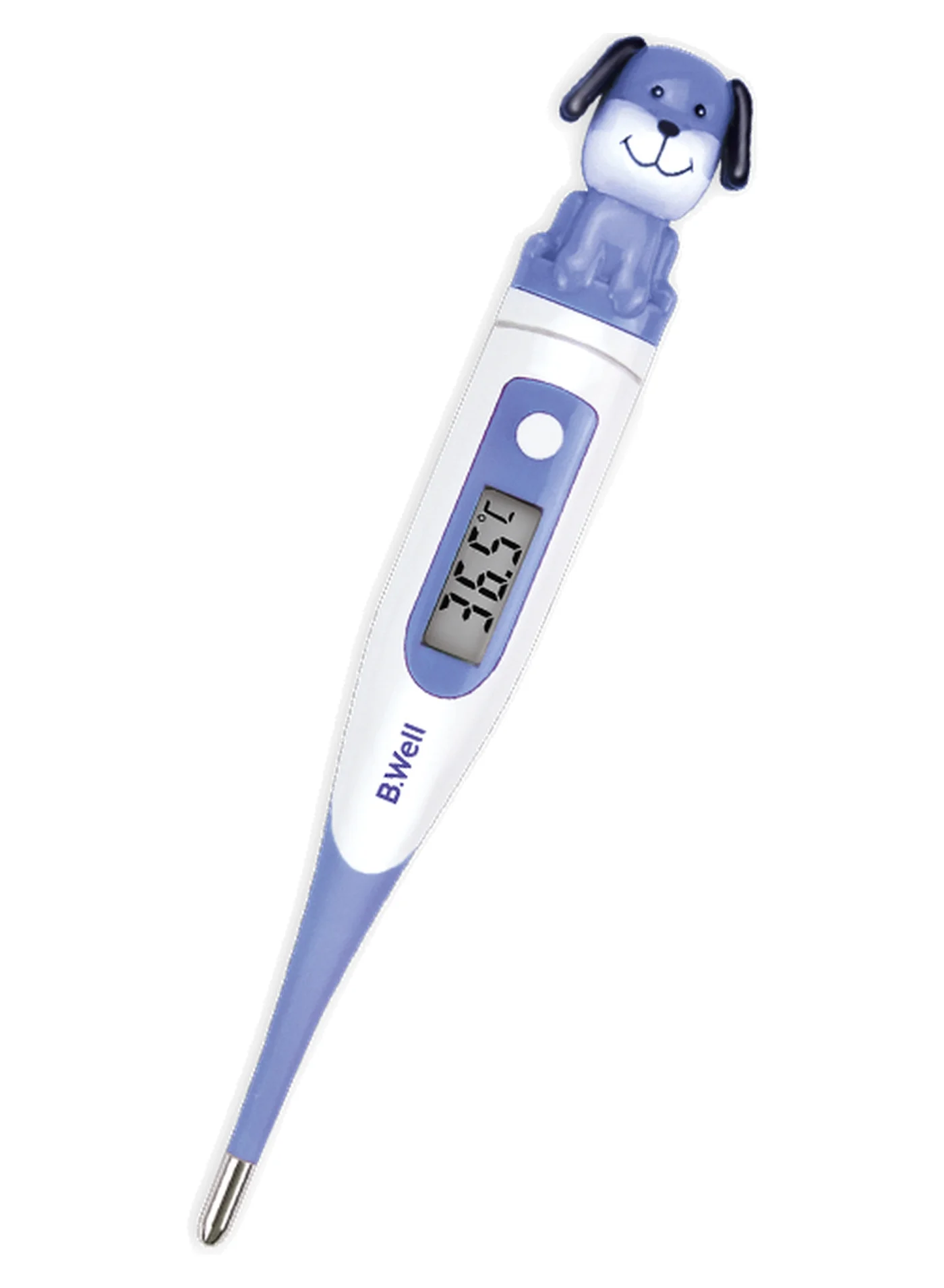 B.Well Digital Pet Thermometer with Flexible Tip for Fast Temperature Measurement (1 Unit) m45nu
