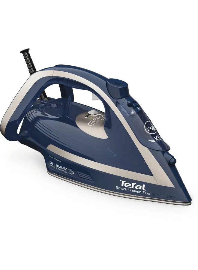 Premium Steam Iron with Durilium Airglide Soleplate Technology (270 mL, 2800 W, Dress Blue/Silver) qwitn
