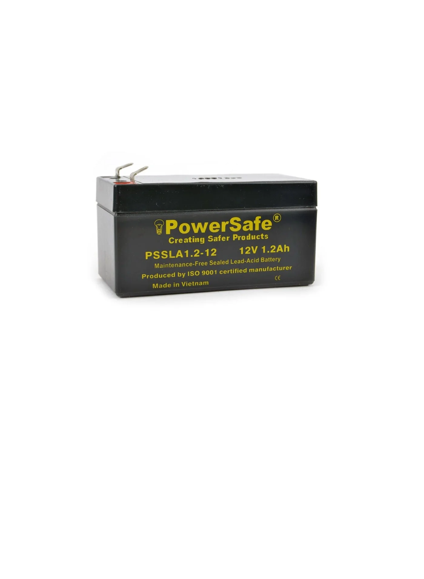 PowerSafe Sealed Lead Acid Battery 12V 1.2Ah Rechargeable Power Supply for UPS and Security Systems (1.2Ah) j6aq5
