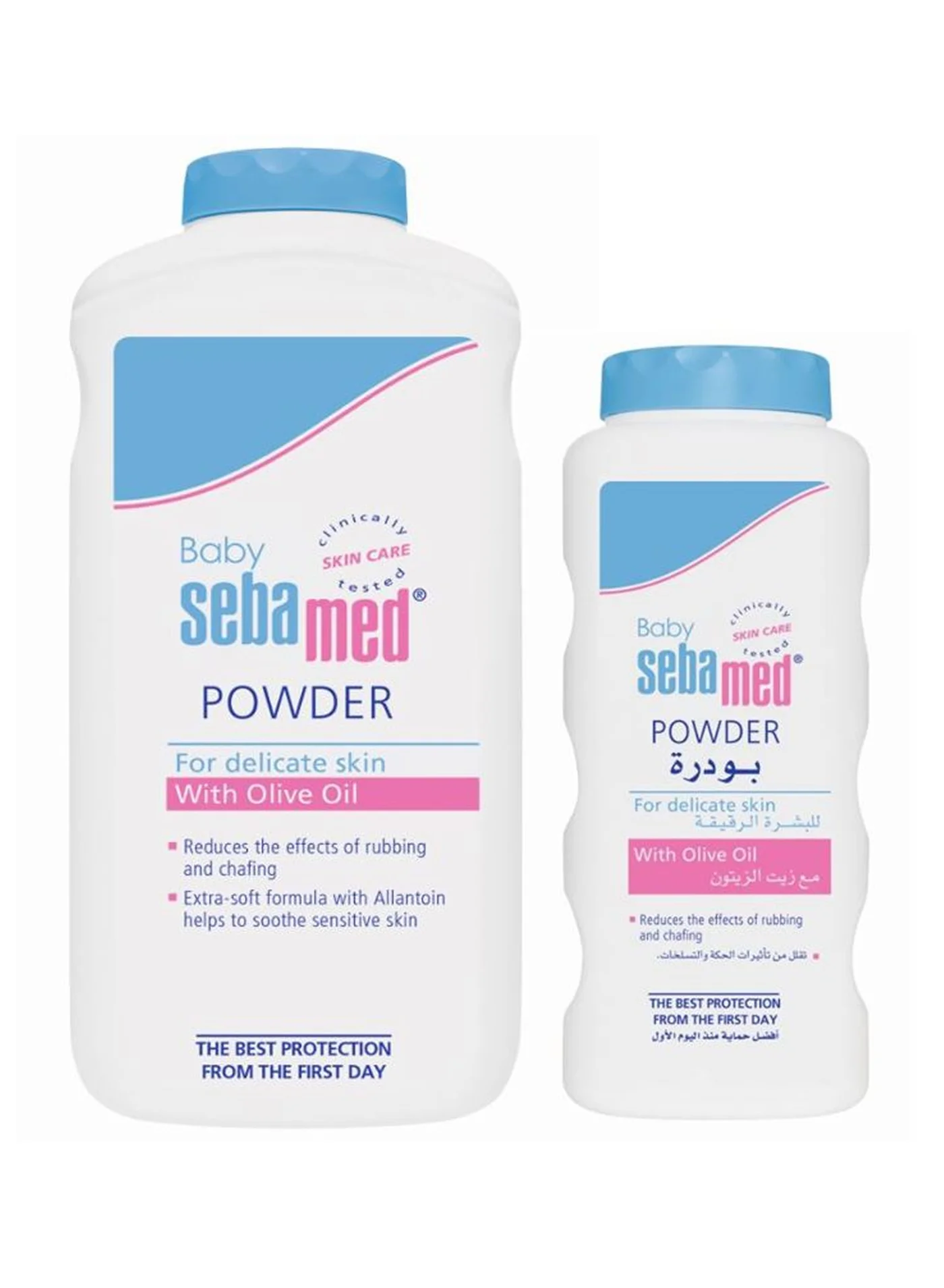 Sebamed Baby Powder Gentle Care Formula for Sensitive Skin (500g Total Pack) jbq66