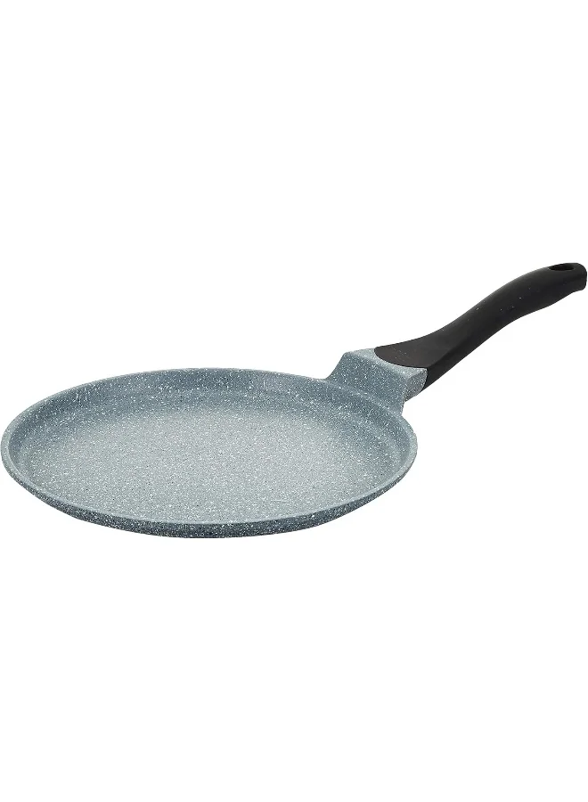 Prestige Cast Aluminium Speckled Tawa Pan, Non-Stick Coating with Bakelite Handle, Induction Compatible (Grey, 26 cm) rtott