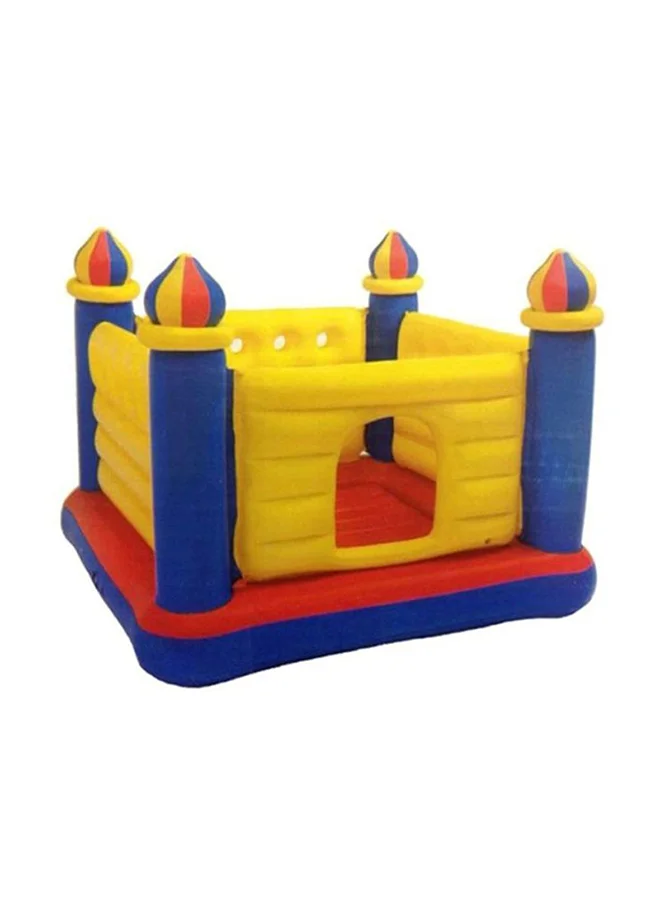 Inflatable Bouncer Play House Premium Durable PVC Castle for Kids (174 cm x 174 cm x 112 cm) tpiq8
