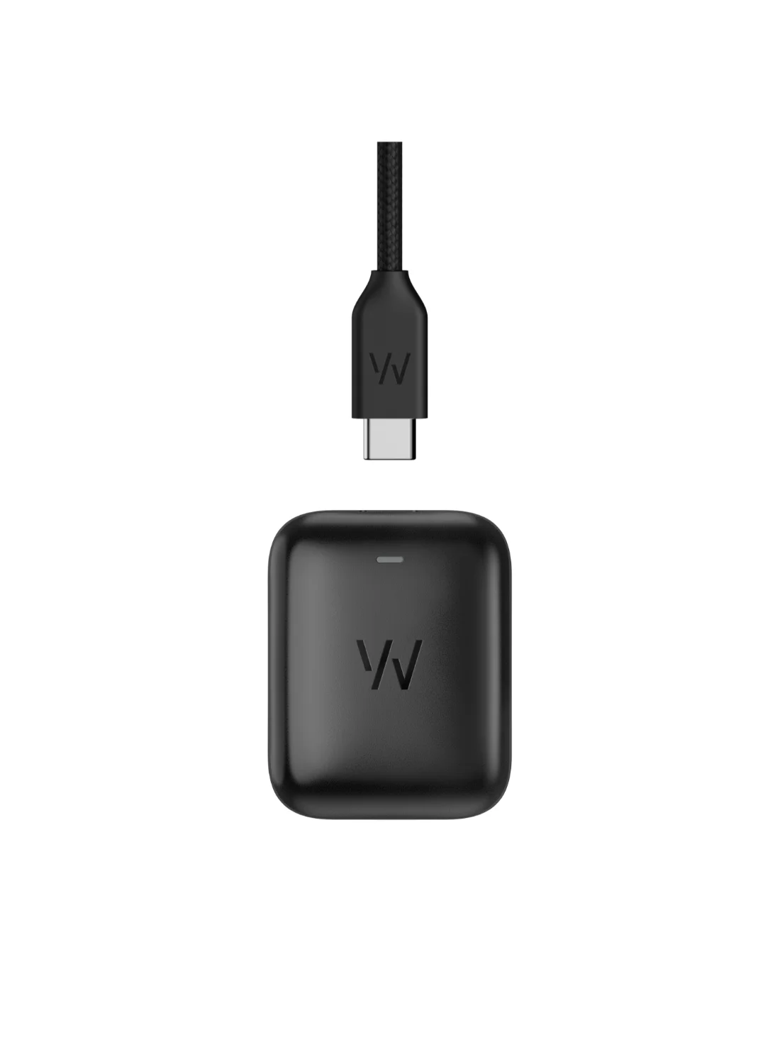 Premium Portable Wireless Charger for Fitness Wearables (Jet Black, Universal Compatibility) xz0rd