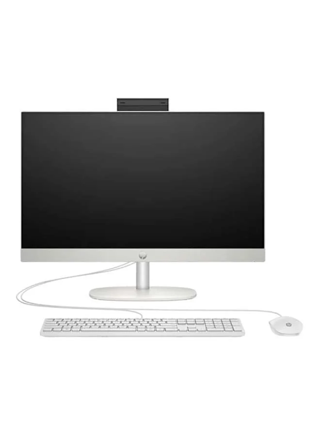 Premium All-In-One Desktop PC, Intel Core i7 13th Gen, 16GB RAM, 512GB SSD, 24-Inch Display, English/Arabic Keyboard (White) abkui