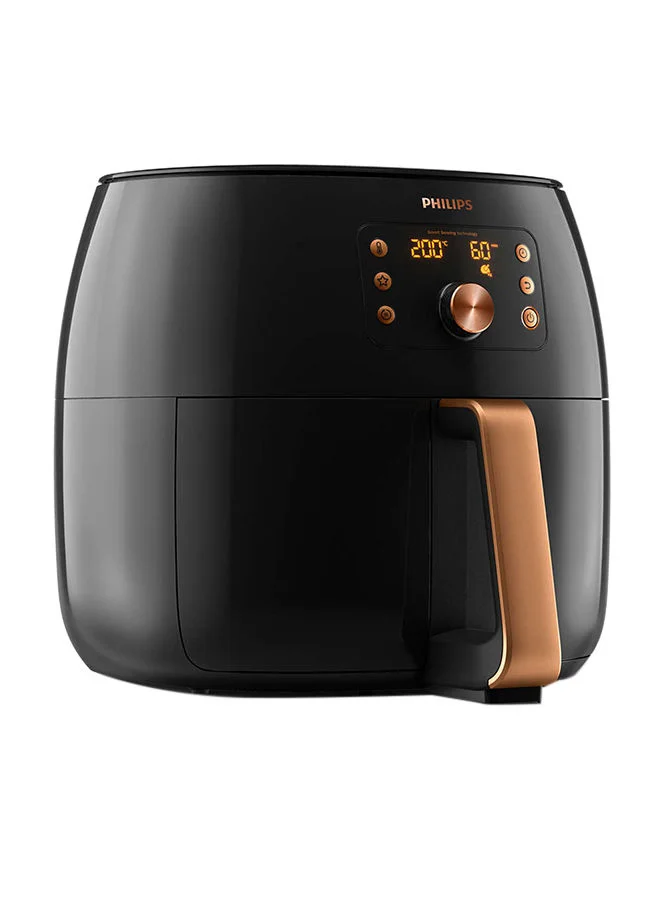 Professional Airfryer XXL Large Capacity Digital Hot Air Cooker (Black/Copper, 7.3 L) a6724