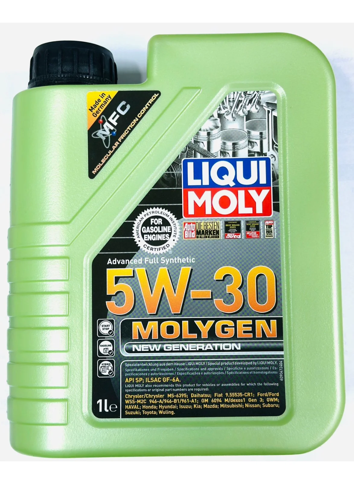 LIQUI MOLY Molygen New Generation 5W-30 Engine Oil (Premium Synthetic Formula, 1L) cb0jd