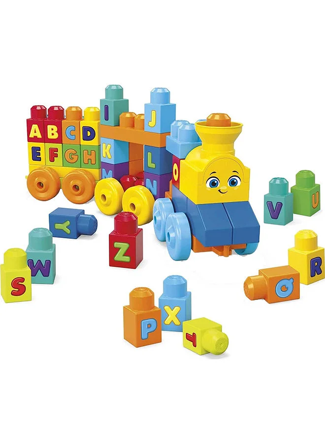 Educational ABC Learning Train Building Set for Kids (Premium Plastic, 1 Set) lgxk6