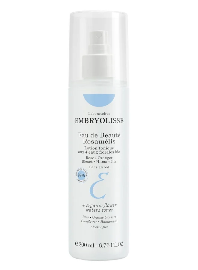 Embryolisse Eau de Beaute Rosamelis Floral Face Toner, Nourishing Organic Flower Water Formula for All Skin Types (200 mL) 2rqc1
