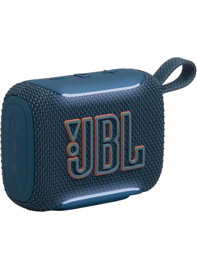Premium Portable Bluetooth Speaker with Ambient Edge Lighting, IP68 Waterproof & Dustproof, Lossless Audio, Compact Design (Blue) rbhs8