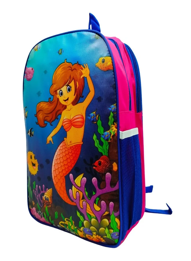 ANNACREATIONS Animal Print School Backpack Premium Polyester Lightweight Durable Bag for Kids and Teens (Medium, 1Pcs) bu608
