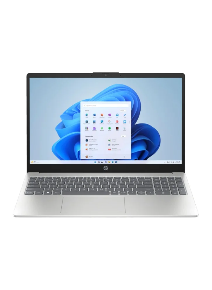Premium 15.6-inch Full HD Laptop, Intel Core i5-1334U, 8GB RAM, 512GB SSD, Windows 11 Home, English/Arabic Keyboard (Natural Silver) xywfd