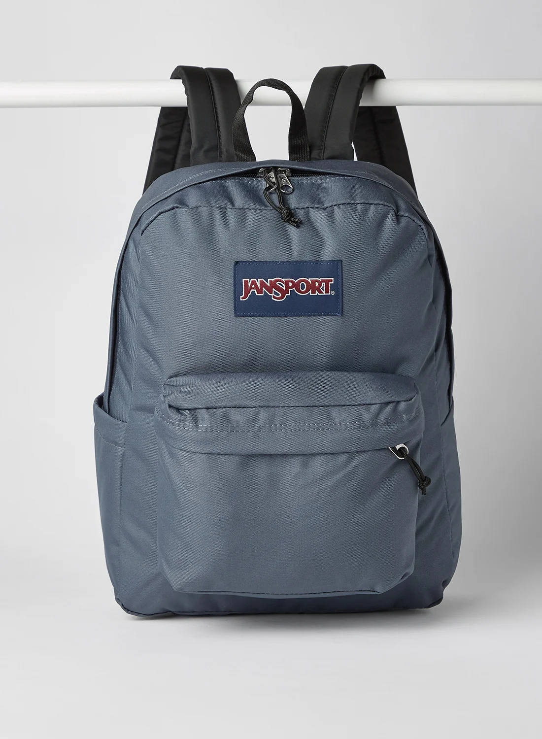 Premium Solid Backpack Durable Polyester School Bag for Students (Deep Grey, One Size) 52lqx