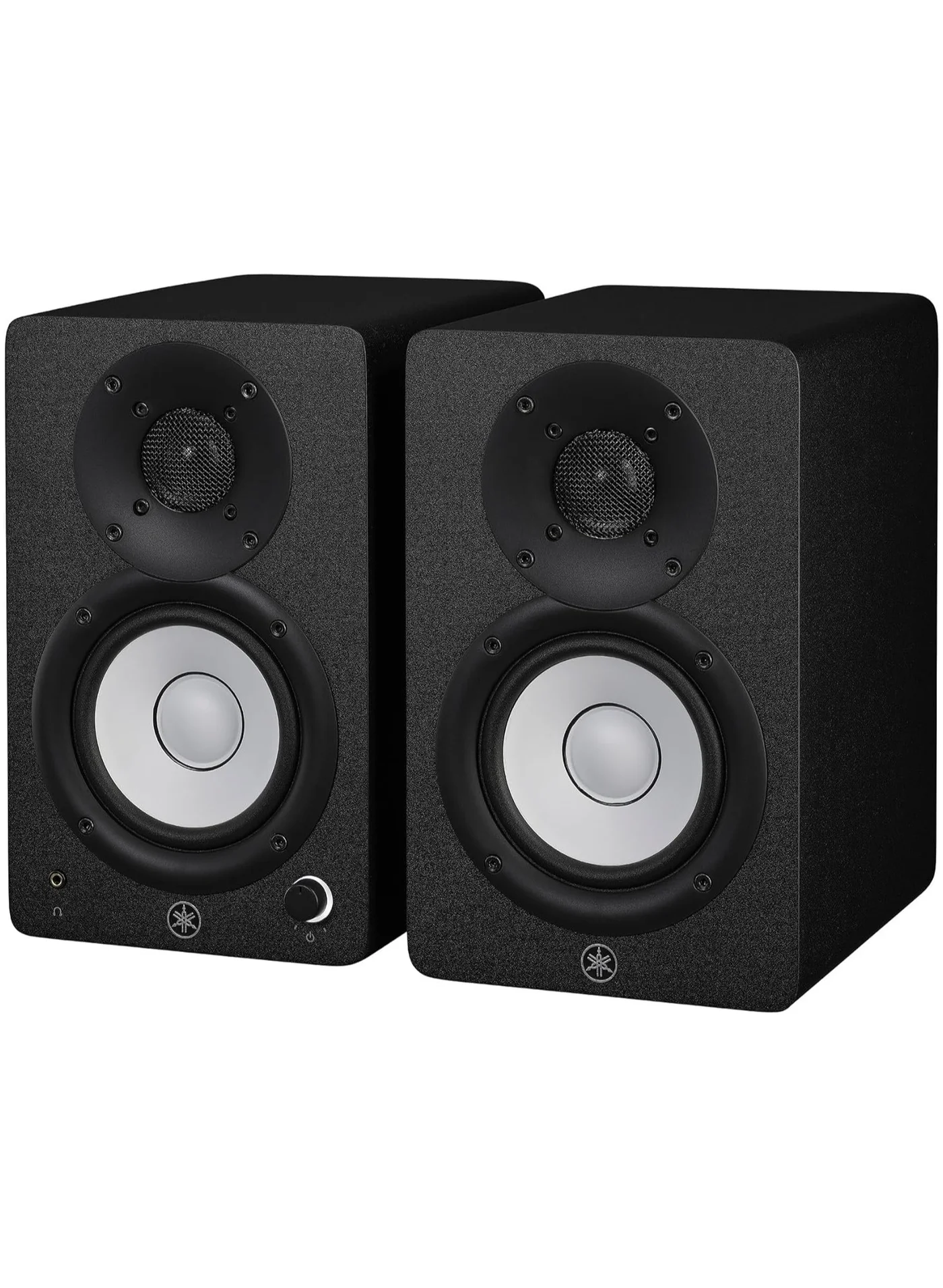 Premium Powered Studio Monitor Pair 4.5-inch Professional Audio Speakers (Black, 1 Pair) ekapm