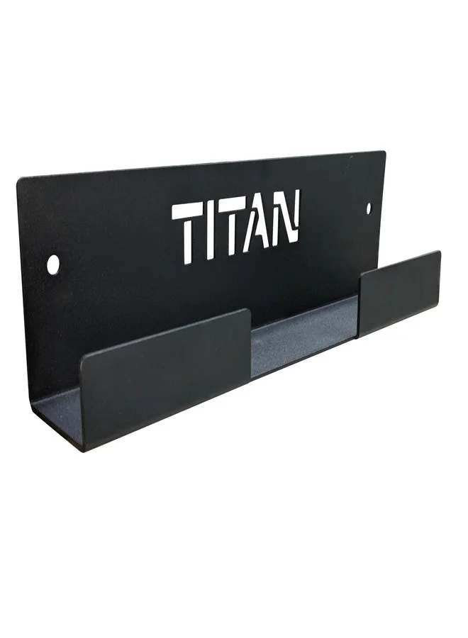 Premium Wall Mounted Bench Storage Hanger Heavy-Duty Steel Rack for Home Gym Organization (Black, 15 cm) 6uya7
