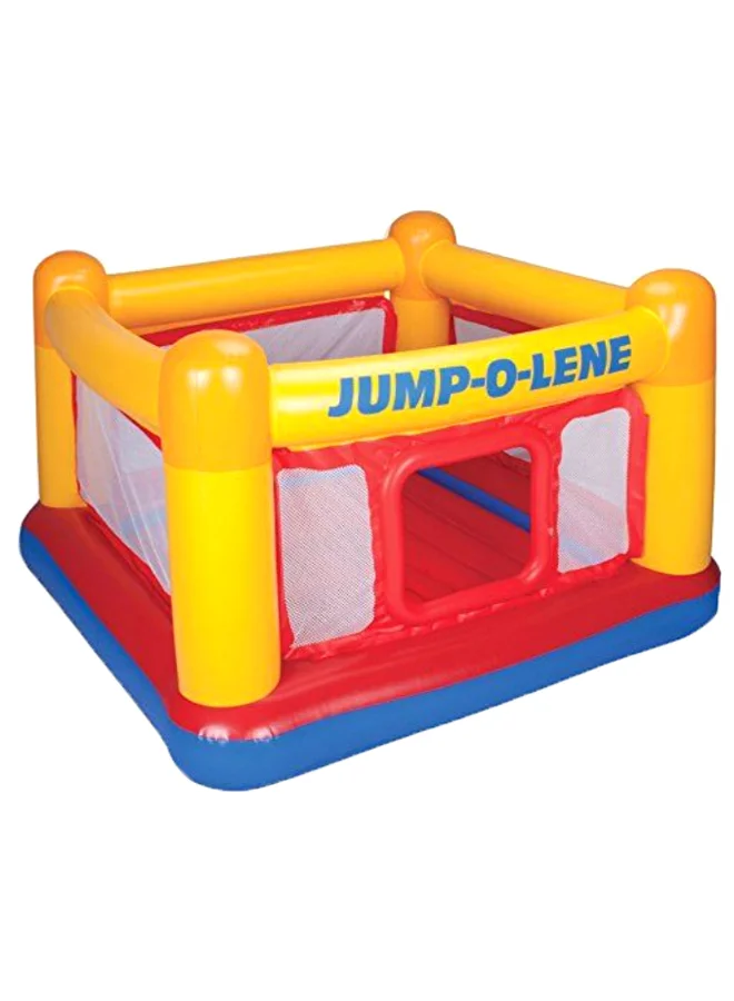 Inflatable Playhouse Bouncer for Kids Premium Durable PVC Activity Center (174 cm x 174 cm x 112 cm) qcca9