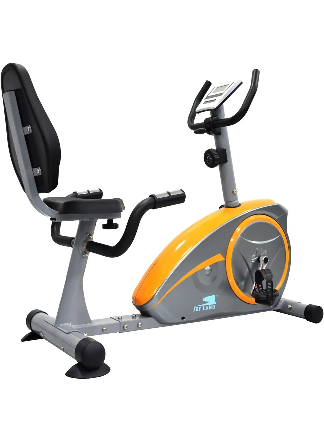 Sky Land Magnetic Recumbent Exercise Bike for Home Cardio Training (Adjustable Resistance, 120 kg Capacity) zfva2