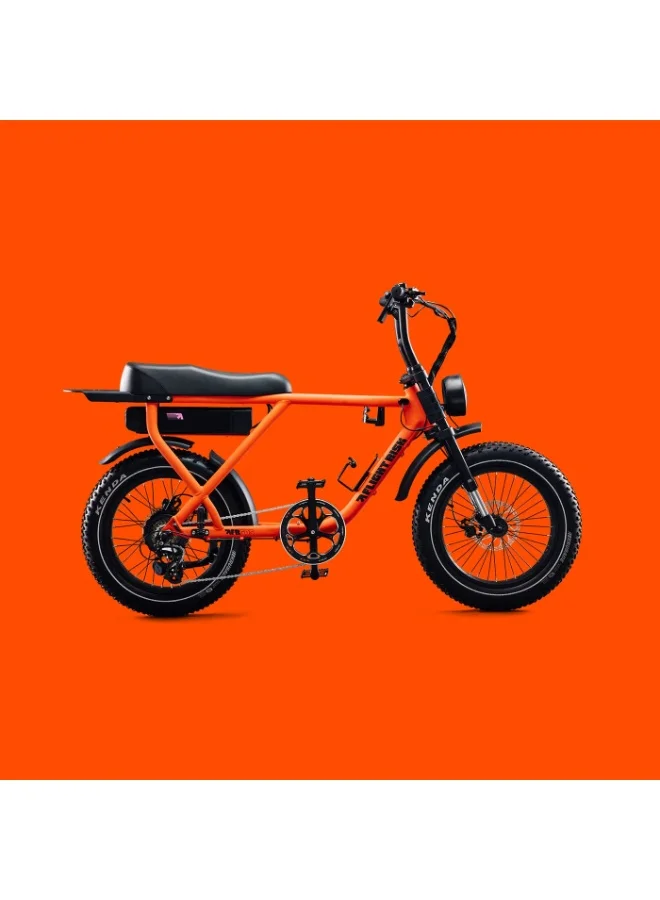 Flight Risk FR505 Electric Bike Premium Commuter with 500W Motor and Hydraulic Disc Brakes (Orange) ywfud