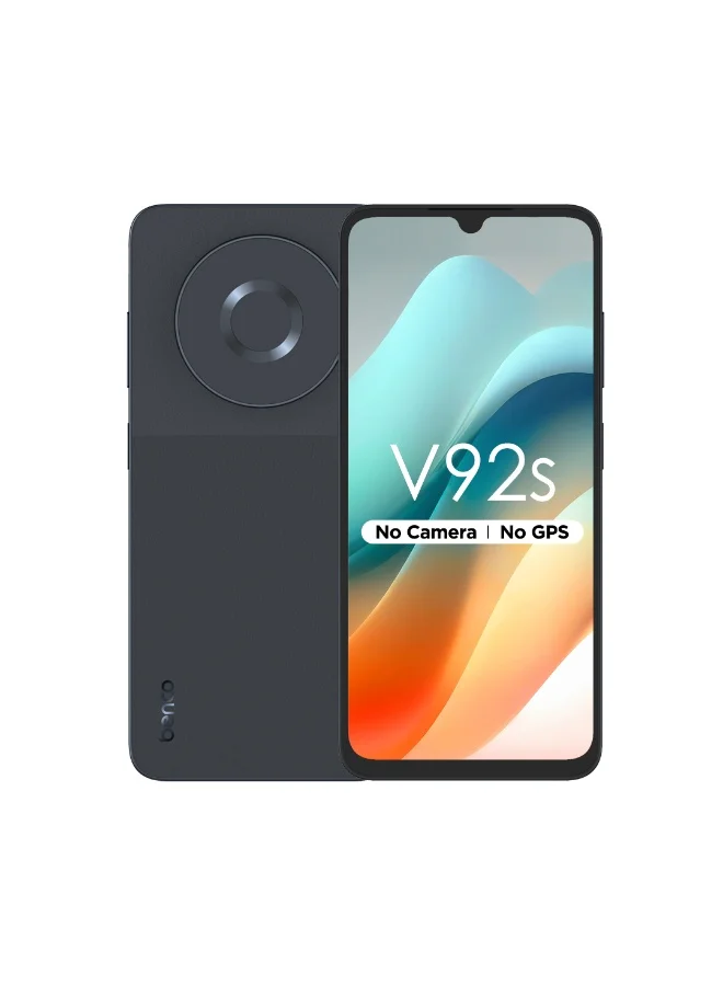 Benco V92s 4G Smartphone (Space Black, 8GB RAM, 128GB Storage, 6.72-inch Screen, No Camera, No GPS, Middle East Version) 1ecpt