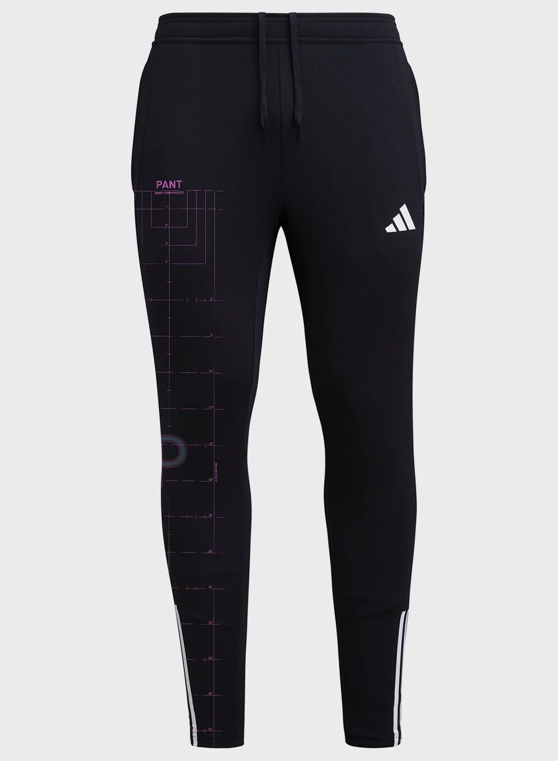 Sport Tiro23 Training Pants Premium Athletic Performance Trousers (Black, Adult) dy4mm