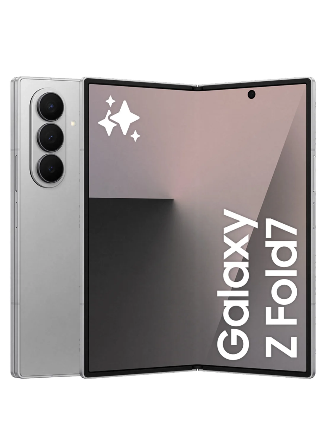 Ultra-HD Foldable Smartphone 5G Dual SIM 12GB RAM 256GB Storage (Silver, 8 in) 1l58j