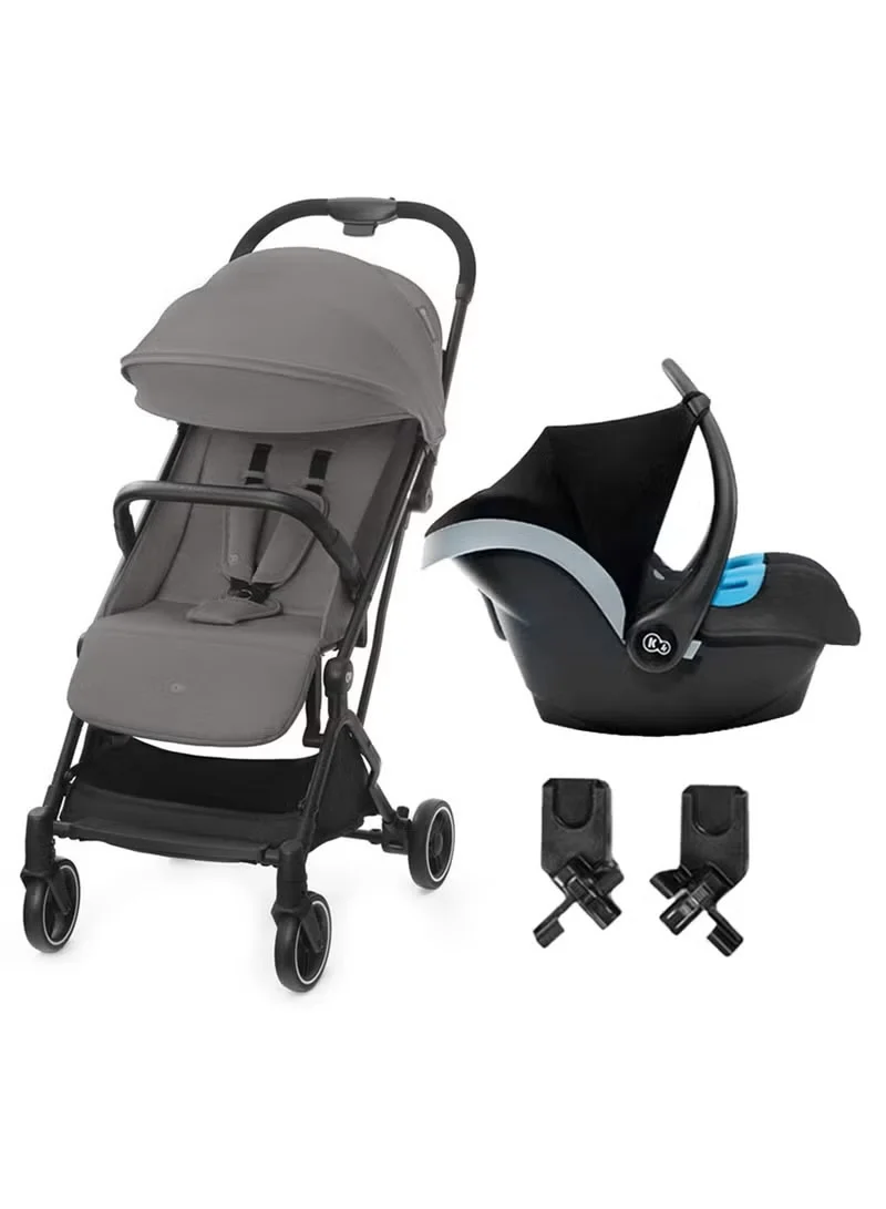 Premium Lightweight 2-in-1 Travel Stroller System with Adjustable Seat and Canopy (Grey, One Size) f6p9k