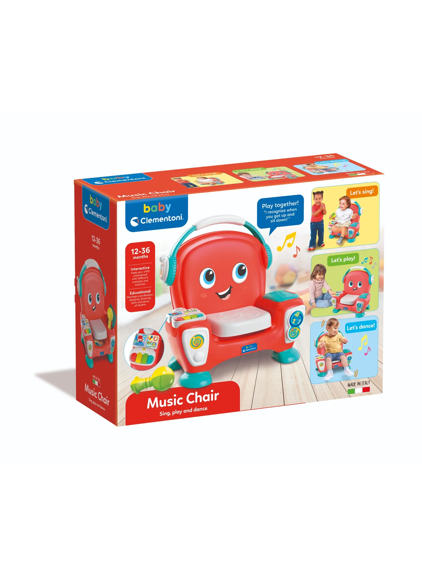 Interactive Musical Learning Chair for Toddlers Premium Educational Activity Toy (Multicolor) mp5d3