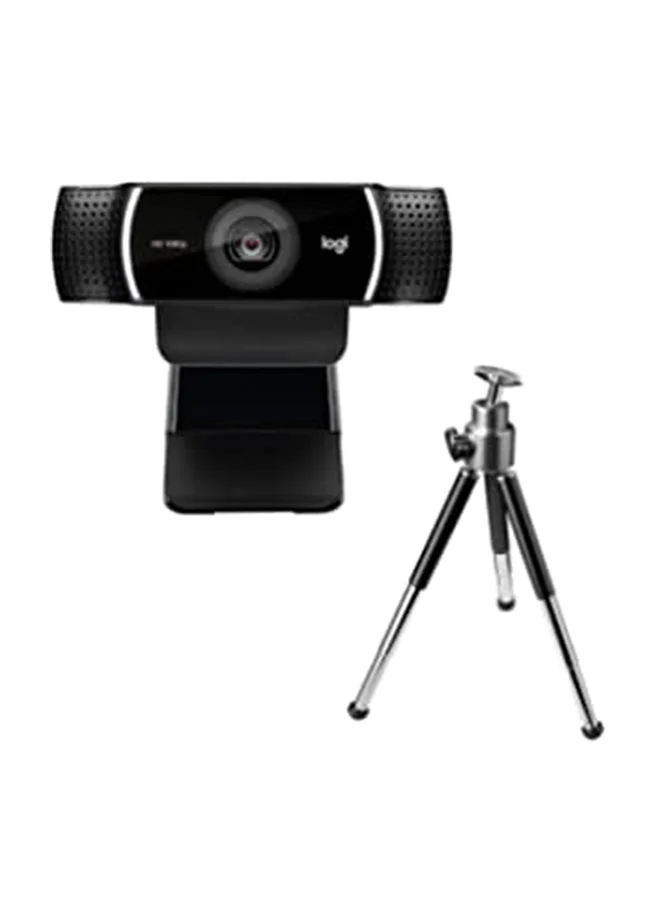 Premium HD 1080p Streaming Webcam with Autofocus and Light Correction (Black) xepgl