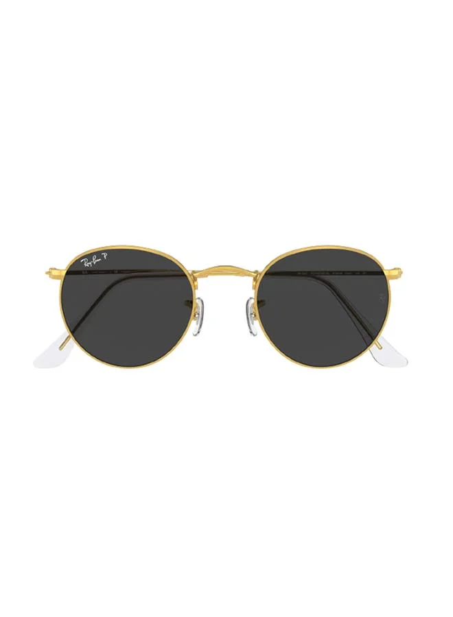 Premium Round Metal Sunglasses Unisex Classic Vintage Style (Gold, 50mm) 63ede