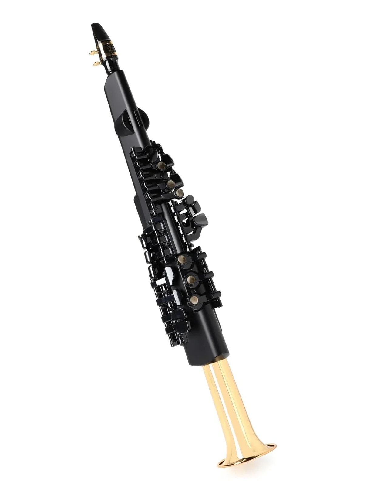 Digital Saxophone Wind Instrument Professional Electronic Woodwind Controller (Black, 69.9 cm) v02iu