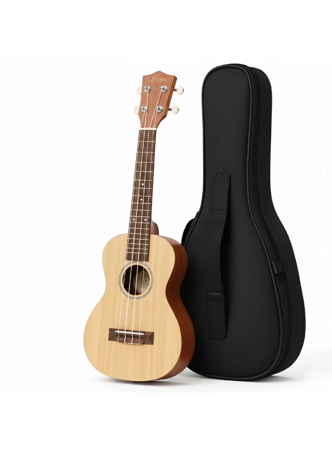 Megarya 21 Inch Concert Ukulele Natural Acoustic Instrument with Gig Bag for Beginners and Kids qg7wx