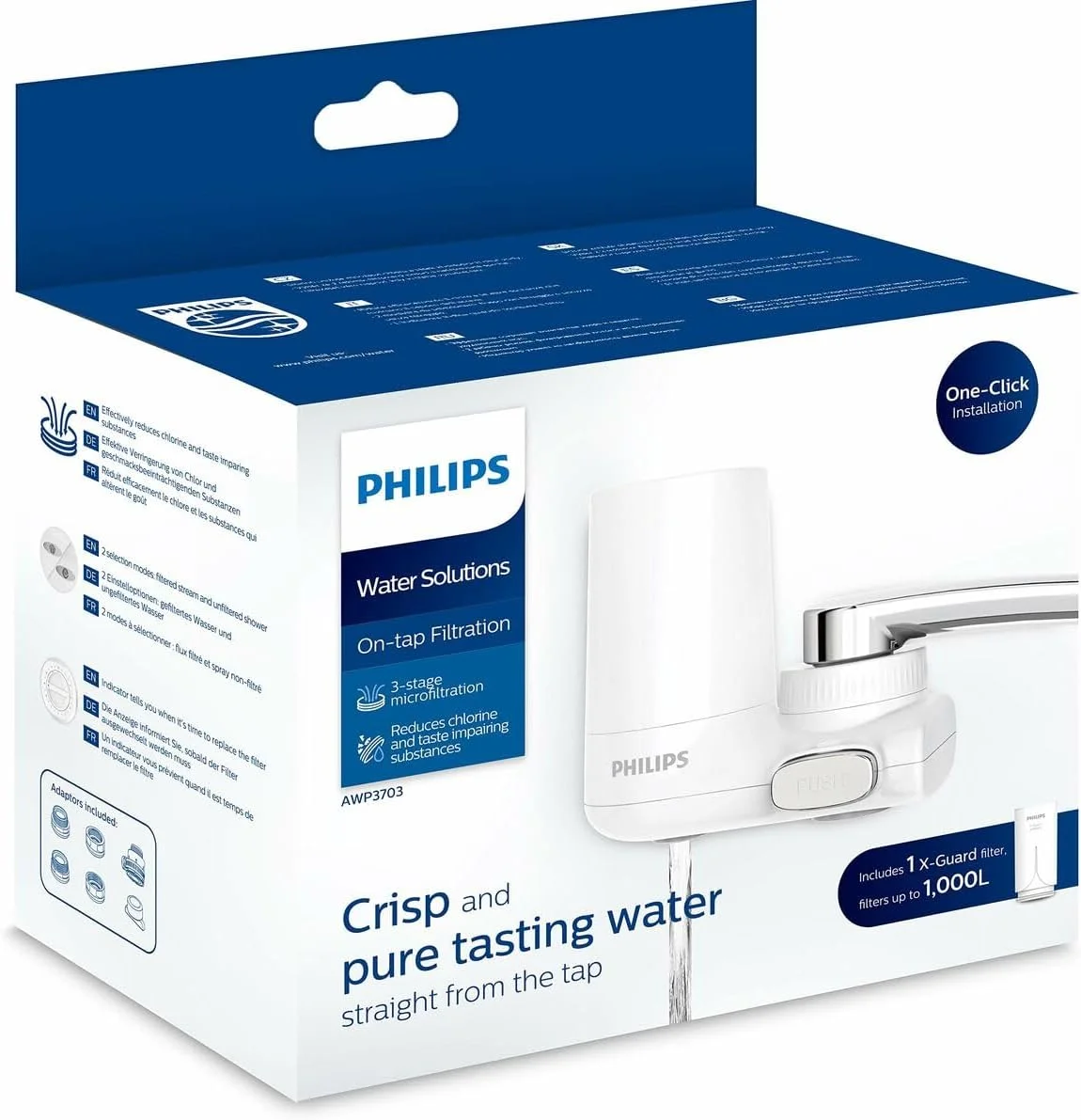 Professional On-tap Water Filter System X-Guard Vertical Filtration (1000L Capacity) gezj9