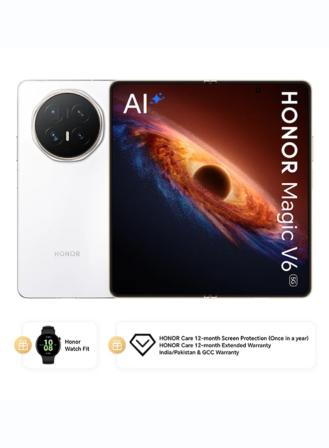 Premium Foldable Smartphone 5G Dual SIM 16GB RAM 512GB Storage White (7.95-inch Display) Middle East Version 9woik