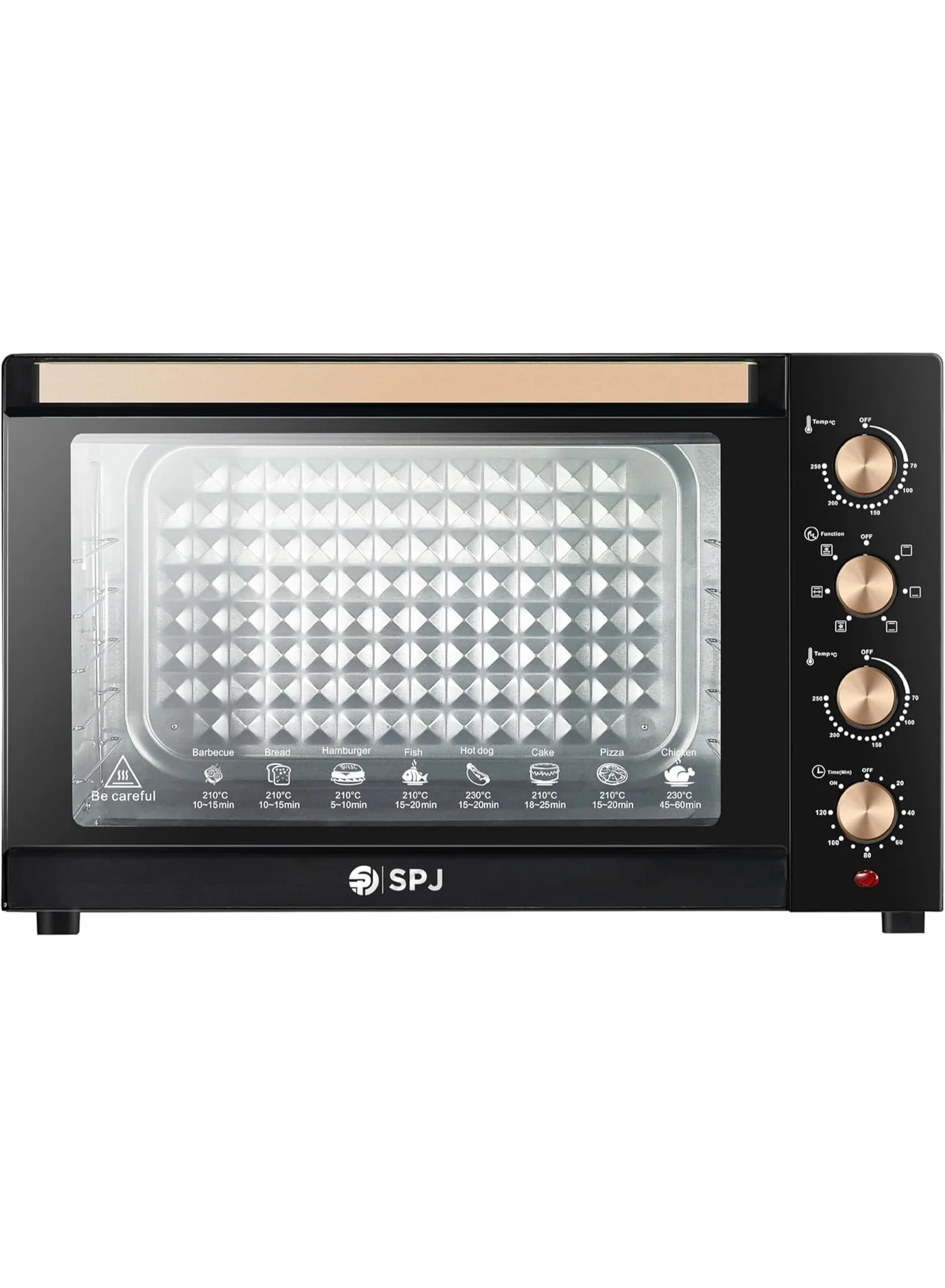 SPJ Electric Oven with 360¡ã Rotisserie and 7 Heat Levels (2800W, 120L) tgp93