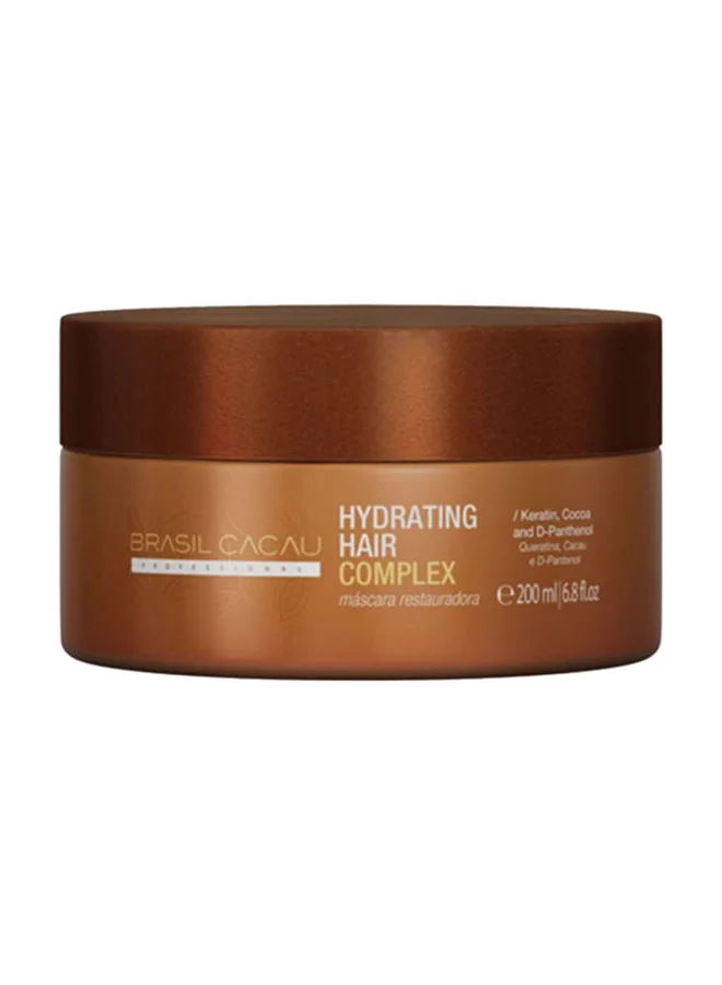 Brasil Cacau Hydrating Hair Complex Treatment Mask (White, 200 mL) Premium Deep Conditioning for All Hair Types bq5xn