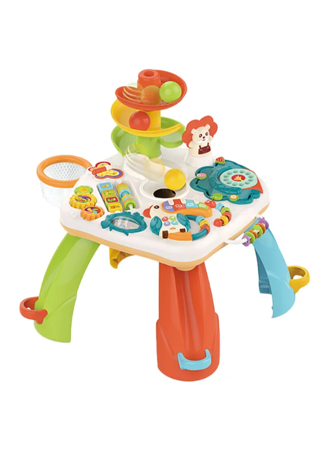 HUANGER Baby Educational Activity Learning Table Interactive Developmental Toy for Toddlers (Multicolor, 40 cm x 40 cm) bueoc