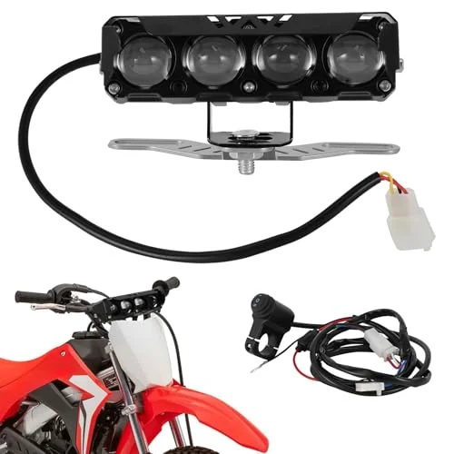 USTPO LED Light Bar for Motorcycle 5inch 54W Flood Spot Beam Waterproof Off-Road Headlight (12.7cm) 31xrw