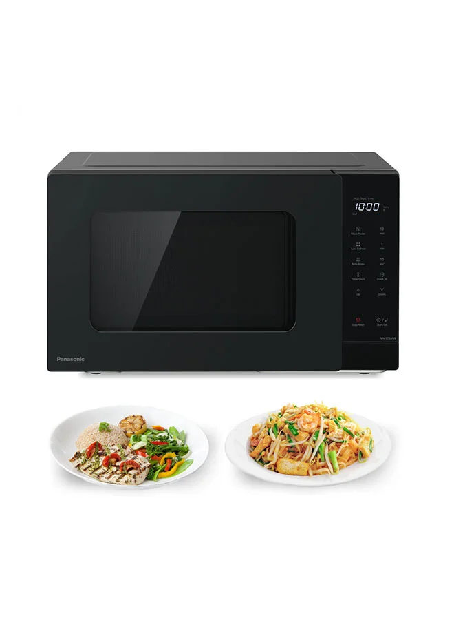 Premium Compact Solo Microwave Oven with Auto-Defrost and Child Safety Lock (Black, 25 L) 5p6z0