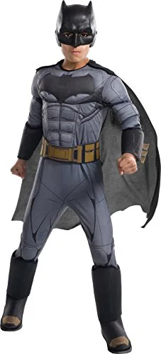 Premium Superhero Roleplay Costume for Kids Boys (Large, Black) 3aufj