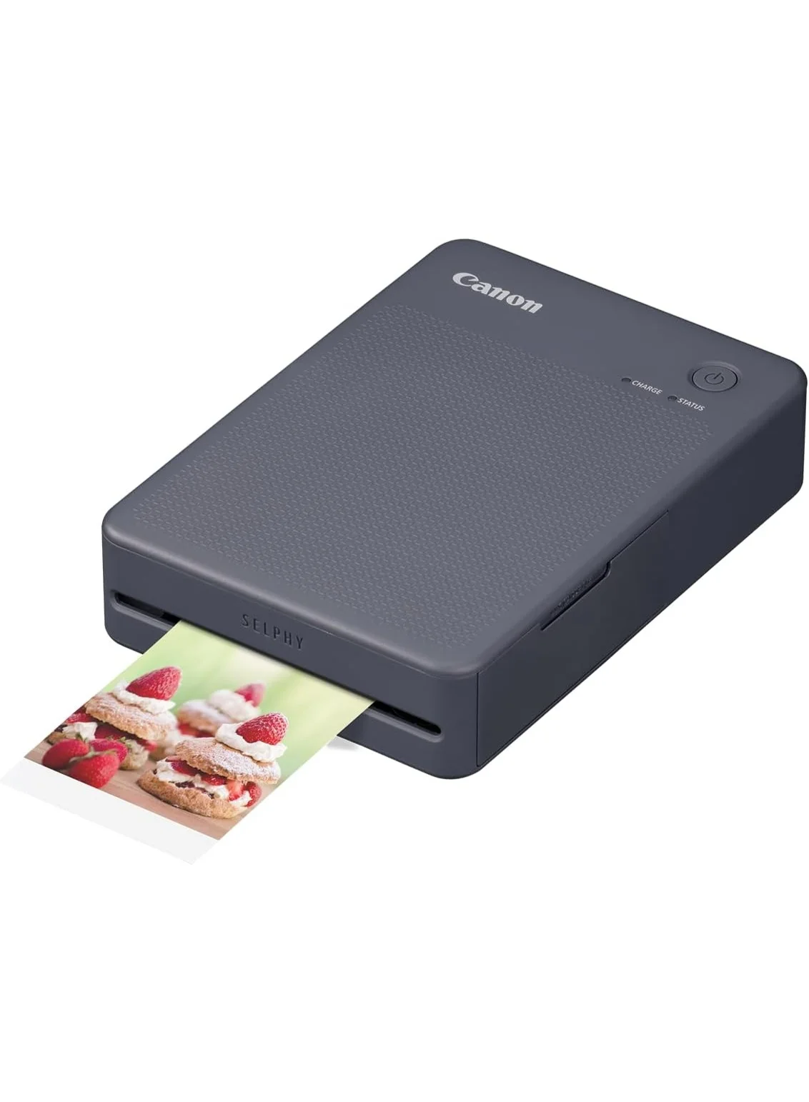 Premium Compact Portable Photo Printer High-Resolution Wireless Printing (Gray) trbbh