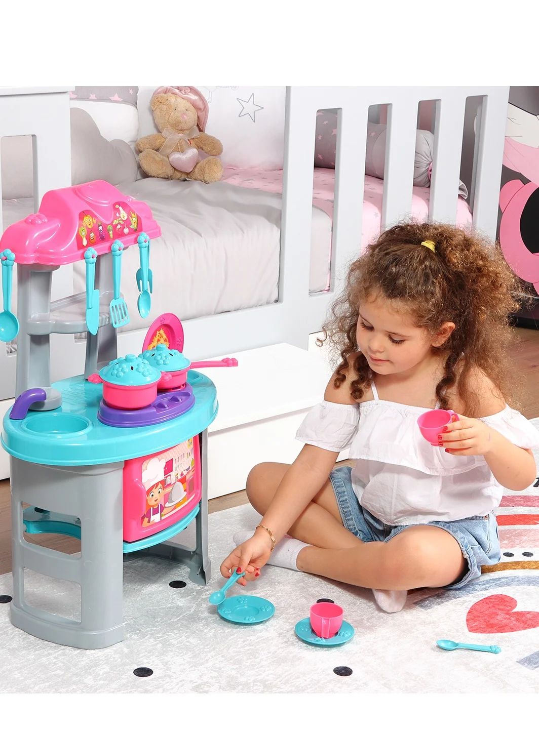 Ogi Mogi Toys Kitchen Play Set for Kids, 26-Piece Pretend Cooking Accessories, Educational Role Play Culinary Toy Set for Toddlers (26 Pieces) rxim4