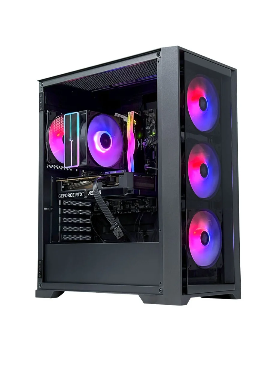 Game Sekret Gaming Desktop PC (Intel Core i5-12400F, 16GB RAM, 500GB SSD, Windows 11 Pro, Black) hmwzi