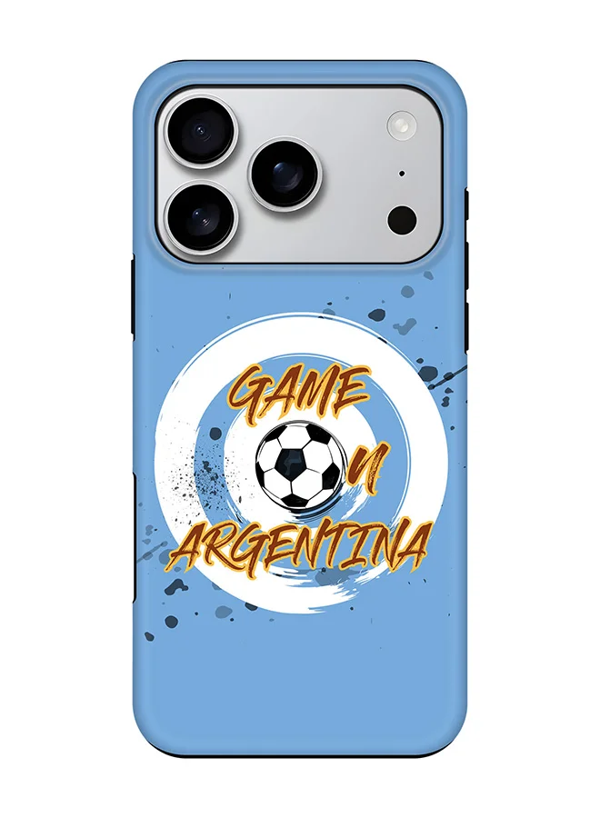 Stylizedd Magnetic Protective Case for 17 Pro Dual Layer Hybrid PC and TPU Matte Finish (Argentina Design) 7lpcj