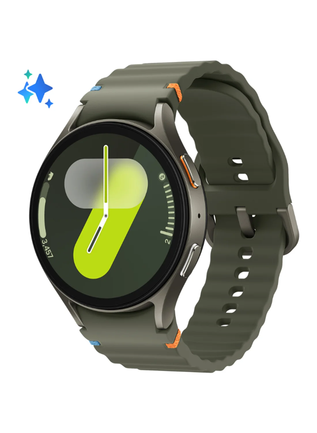 Ultra-HD Smartwatch 44mm LTE Fitness Tracker with AI Health Insights and Sleep Coaching (Green, 44 mm) crx4y