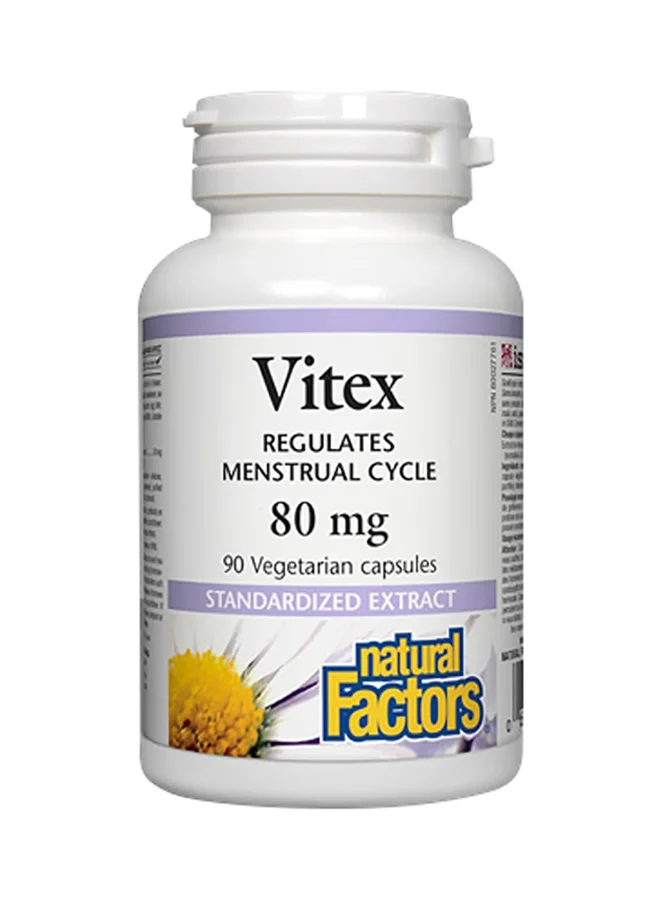 Natural Factors Vitex Fruit Extract Capsules (80 mg, 90 Count) df6z4