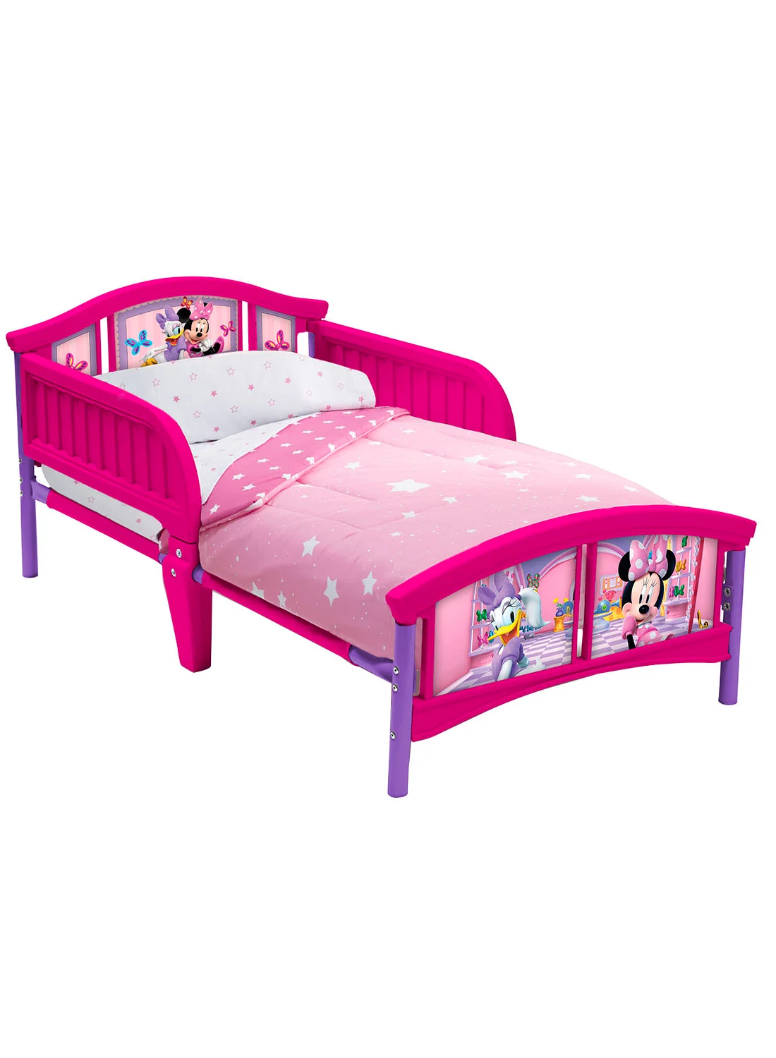 Delta Children Cartoon Character Bed Frame (Toddler Size, Pink and White) rjxa3