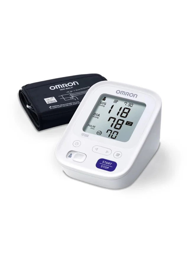 Premium Digital Upper Arm Blood Pressure Monitor (Automatic, Large Cuff, 1 Unit) j77fx