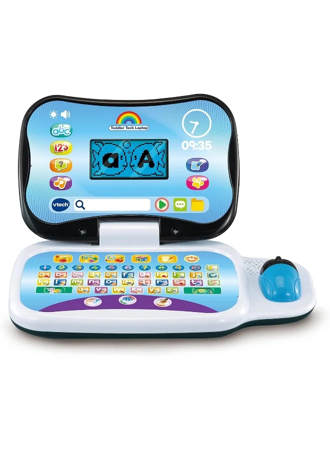 Interactive Educational Laptop Toy for Kids, Learning Computer with 20 Games for Alphabet, Numbers, and Music (Blue, Medium) tn81q